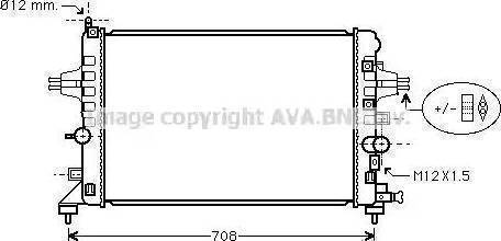 Ava Quality Cooling OL 2363 - Радиатор, охлаждение двигателя avtokuzovplus.com.ua