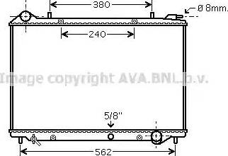 Ava Quality Cooling OL 2441 - Радиатор, охлаждение двигателя avtokuzovplus.com.ua