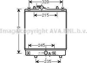 Ava Quality Cooling OL 2542 - Радиатор, охлаждение двигателя avtokuzovplus.com.ua