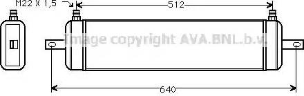 AVA OL 3212 - Масляний радіатор, рухове масло autocars.com.ua