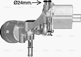 Ava Quality Cooling OL3702H - Масляний радіатор, рухове масло autocars.com.ua