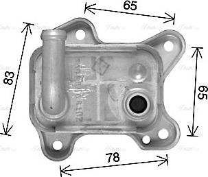 Ava Quality Cooling OL3712 - Масляний радіатор, рухове масло autocars.com.ua