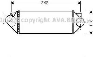 AVA OL 4235 - Интеркулер autocars.com.ua