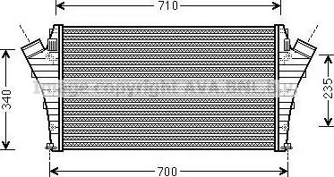 Ava Quality Cooling OL 4492 - Интеркулер autocars.com.ua