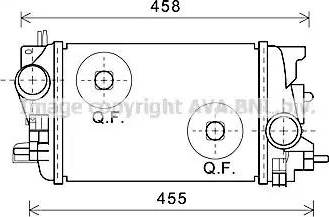 Ava Quality Cooling OL4592 - Интеркулер autocars.com.ua