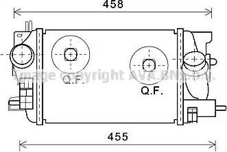 Ava Quality Cooling OL4593 - Интеркулер autocars.com.ua