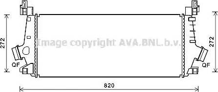 Ava Quality Cooling OL4640 - Интеркулер autocars.com.ua