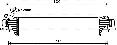 Ava Quality Cooling OL4662 - Интеркулер autocars.com.ua