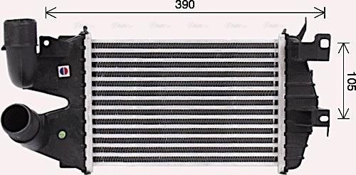 Ava Quality Cooling OL4691 - Интеркулер autocars.com.ua