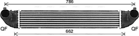 Ava Quality Cooling OL4720 - Интеркулер autocars.com.ua