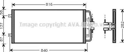 Ava Quality Cooling OL 5302 - Конденсатор, кондиціонер autocars.com.ua