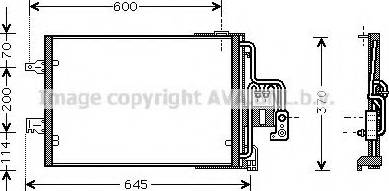 Ava Quality Cooling OL 5385 - Конденсатор, кондиціонер autocars.com.ua