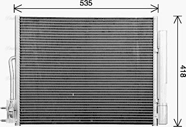 Ava Quality Cooling OL5729D - Конденсатор кондиционера avtokuzovplus.com.ua