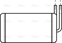 AVA OL 6093 - Теплообмінник, опалення салону autocars.com.ua