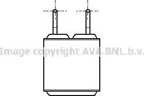 AVA OL 6114 - Теплообмінник, опалення салону autocars.com.ua