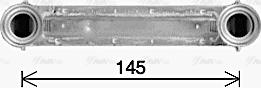 Ava Quality Cooling OL6745 - Теплообмінник, опалення салону autocars.com.ua