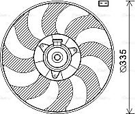 Ava Quality Cooling OL7602 - Вентилятор, охлаждение двигателя avtokuzovplus.com.ua