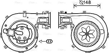 Ava Quality Cooling OL8630 - Вентилятор салона avtokuzovplus.com.ua