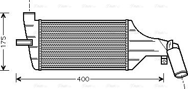 Ava Quality Cooling OLA4325 - Интеркулер autocars.com.ua