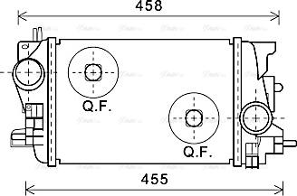 Ava Quality Cooling OLA4592 - Интеркулер autocars.com.ua