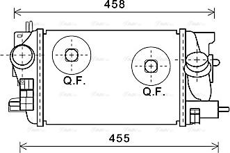 Ava Quality Cooling OLA4593 - Интеркулер autocars.com.ua