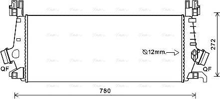 Ava Quality Cooling OLA4648 - Интеркулер autocars.com.ua