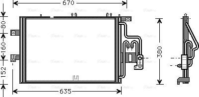 Ava Quality Cooling OLA5309 - Конденсатор, кондиціонер autocars.com.ua