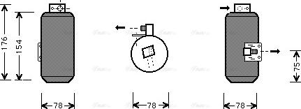 Ava Quality Cooling OL D292 - Осушувач, кондиціонер autocars.com.ua