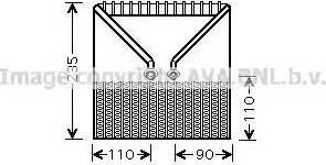 Ava Quality Cooling OL V414 - Испаритель, кондиционер avtokuzovplus.com.ua