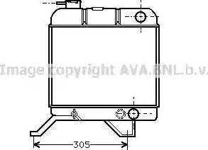 Ava Quality Cooling PE 2011 - Радіатор, охолодження двигуна autocars.com.ua