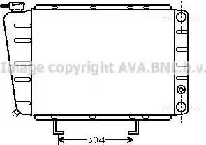 Ava Quality Cooling PE 2024 - Радіатор, охолодження двигуна autocars.com.ua