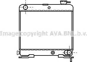 Ava Quality Cooling PE 2069 - Радиатор, охлаждение двигателя autodnr.net