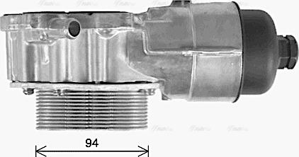 Ava Quality Cooling PE3396H - Масляный радиатор, двигательное масло autodnr.net