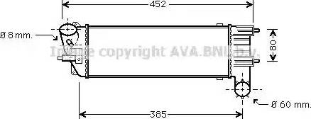 Ava Quality Cooling PE 4204 - Интеркулер autocars.com.ua