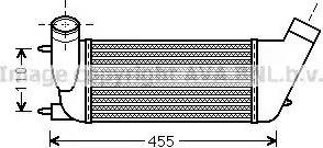 Ava Quality Cooling PE 4347 - Интеркулер autocars.com.ua