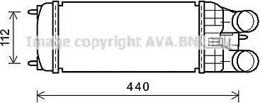 Ava Quality Cooling PE4361 - Интеркулер autocars.com.ua