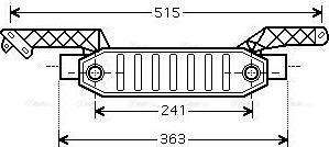 Ava Quality Cooling PE4402 - Масляний радіатор, рухове масло autocars.com.ua