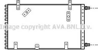 AVA PE5160 - Конденсатор, кондиціонер autocars.com.ua