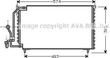 Ava Quality Cooling PE 5162 - Конденсатор кондиционера avtokuzovplus.com.ua