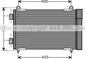 Ava Quality Cooling PE 5258 - Конденсатор, кондиціонер autocars.com.ua