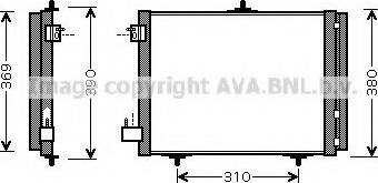 Ava Quality Cooling PE 5295 - Конденсатор кондиционера avtokuzovplus.com.ua