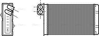 Ava Quality Cooling PE 6233 - Теплообменник, отопление салона avtokuzovplus.com.ua