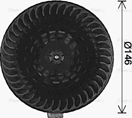 Ava Quality Cooling PE8421 - Вентилятор салону autocars.com.ua