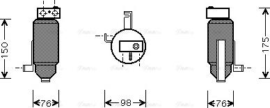 Ava Quality Cooling PE D059 - Осушувач, кондиціонер autocars.com.ua