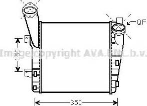 Ava Quality Cooling PR 4056 - Интеркулер autocars.com.ua