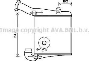 Ava Quality Cooling PR4075 - Интеркулер autocars.com.ua