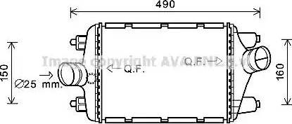 Ava Quality Cooling PR4080 - Интеркулер autocars.com.ua