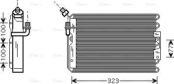 AVA PR 5042 - Конденсатор, кондиціонер autocars.com.ua