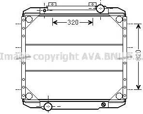 Ava Quality Cooling RE 2093 - Радіатор, охолодження двигуна autocars.com.ua