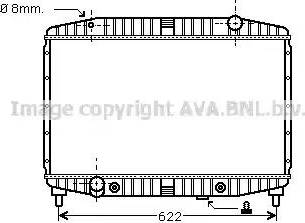 Ava Quality Cooling RR2002 - Радиатор, охлаждение двигателя avtokuzovplus.com.ua